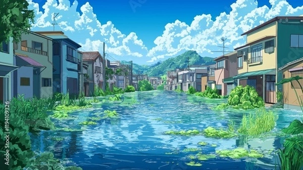 Obraz anime background for apocalypse wallpaper