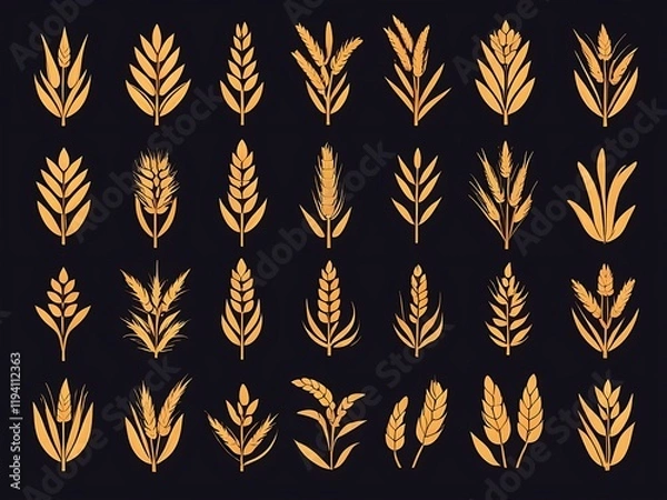Obraz wheat pattern