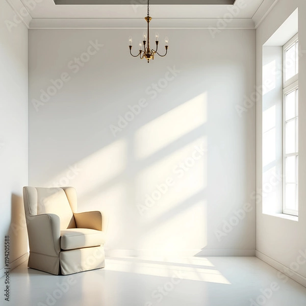 Fototapeta modern living room with window