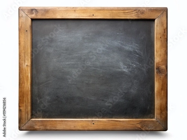 Obraz Isolated Sidewalk Chalkboard with Clipping Path - High-Resolution Stock Photo