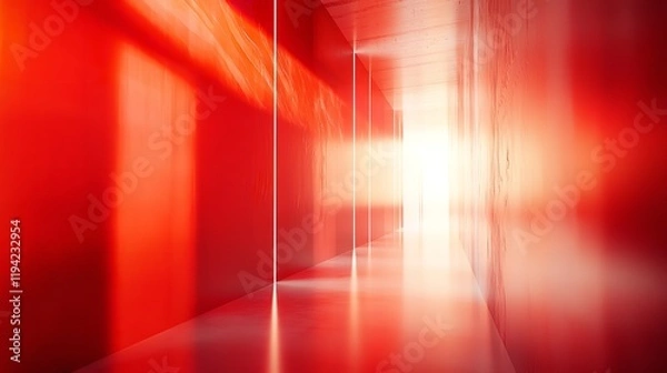 Fototapeta Blue background with shadow and light for product showcase