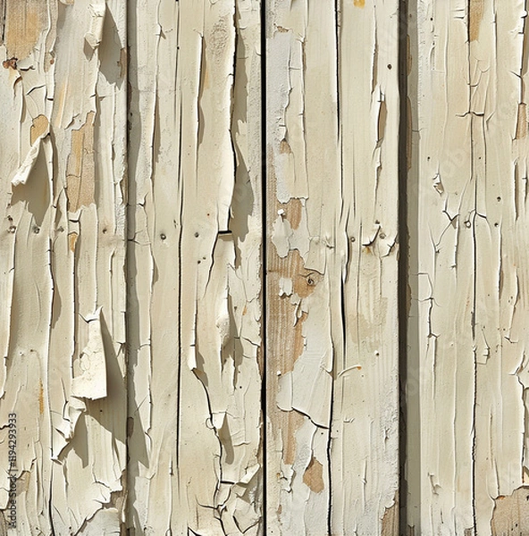Fototapeta A beige background with peeling paint in light to dark shades creates an artistic, textured effect, perfect for interior decor or graphic design accents.