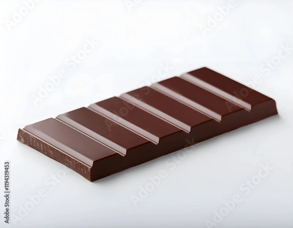 Obraz chocolate bar on white