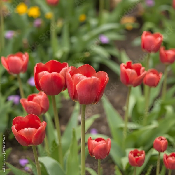 Obraz Red tulips 