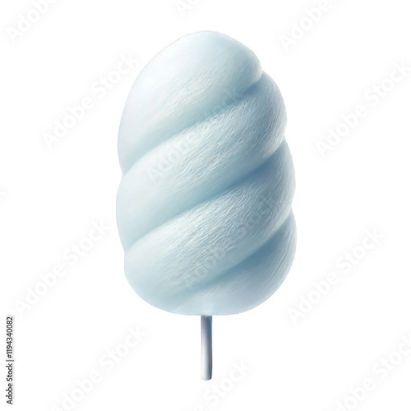 Obraz Cotton candy isolated on transparent background