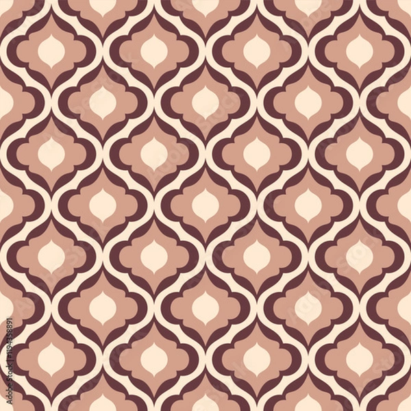 Obraz retro seamless ornamental pattern