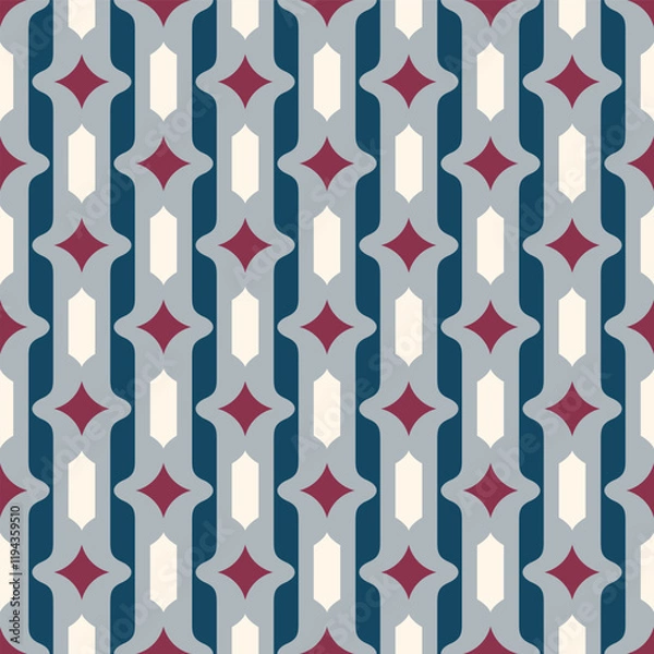 Obraz retro seamless ornamental pattern