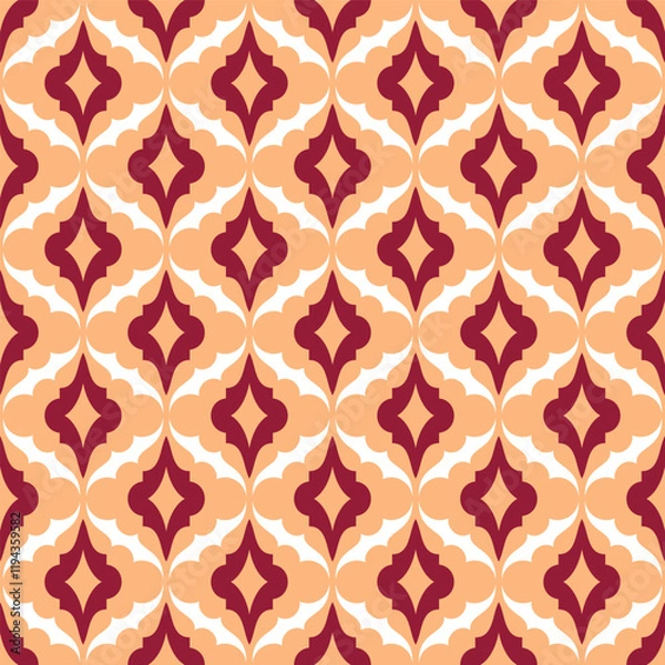 Fototapeta retro seamless ornamental pattern