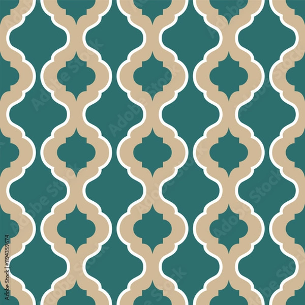 Fototapeta Retro seamless pattern