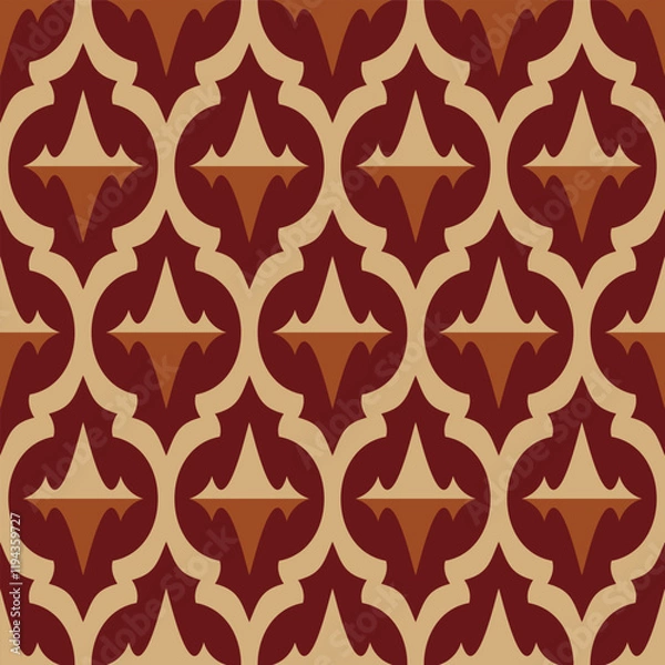 Obraz retro seamless pattern