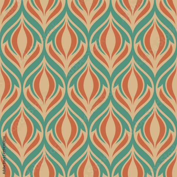 Obraz Retro seamless pattern