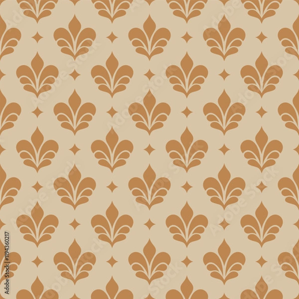 Fototapeta retro seamless ornamental pattern