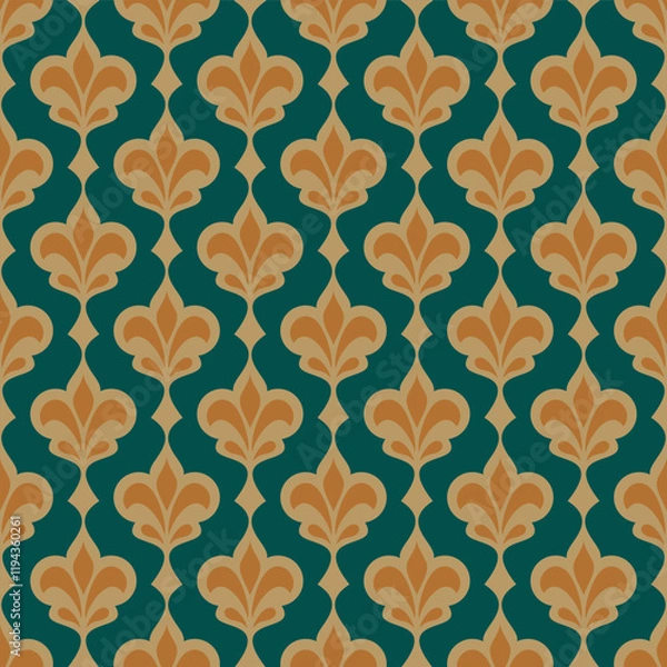 Fototapeta retro seamless ornamental pattern