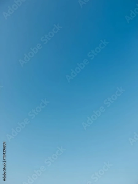 Obraz Clear blue sky stock photo, background
