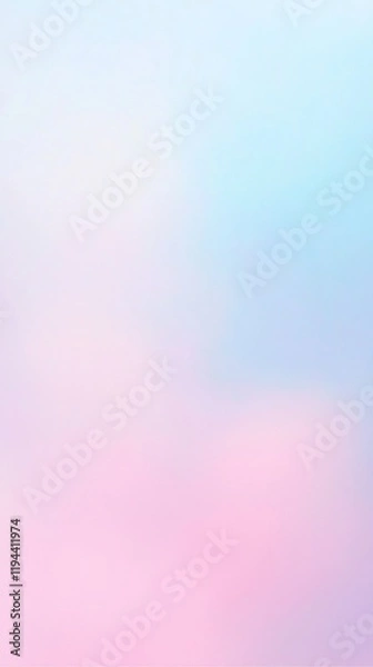 Fototapeta A calming abstract gradient background.blending light blue and pastel pink hues.symbolizing peace and relaxation.suitable for mindfulness and meditation apps