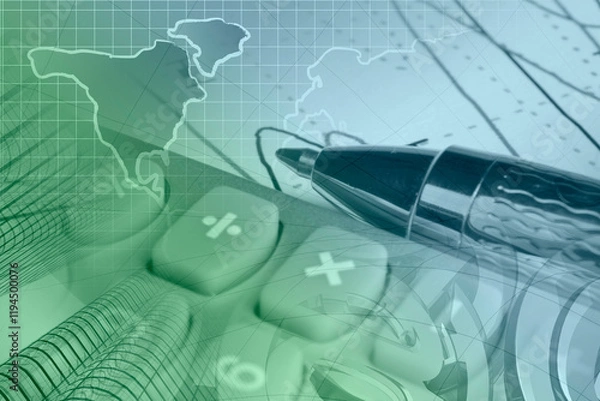 Obraz Business collage