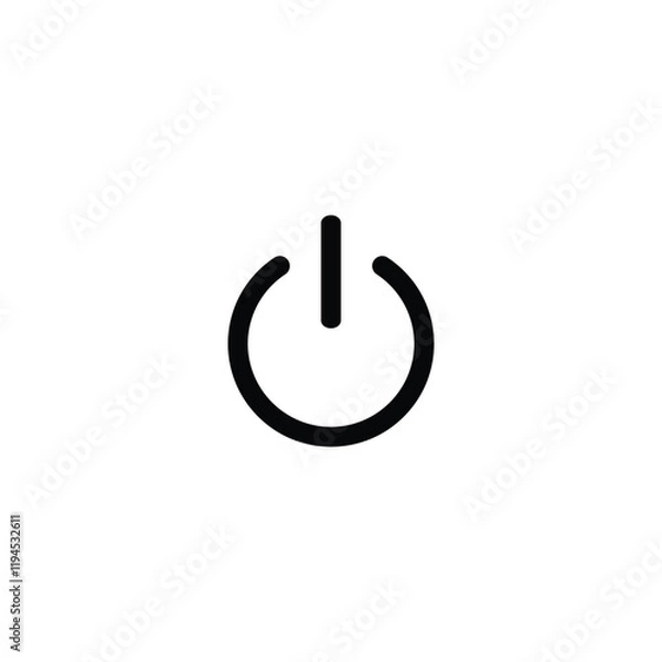 Fototapeta Modern Button Icon for User Interfaces