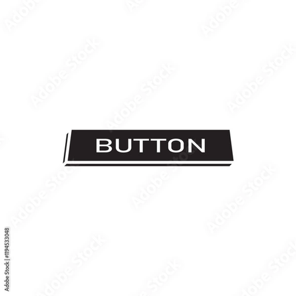 Fototapeta Modern Button Icon for User Interfaces
