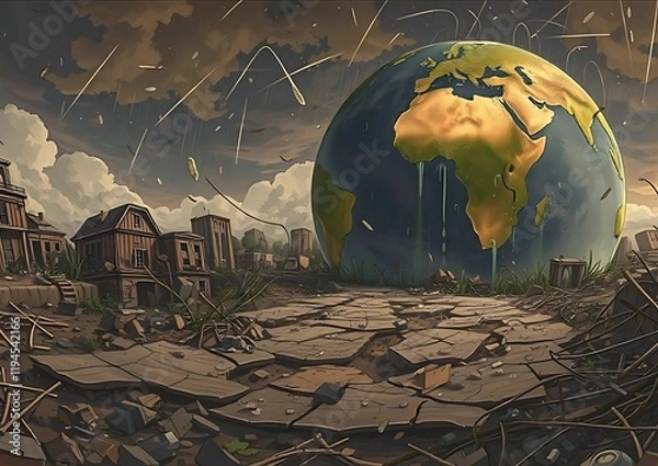 Obraz global warming 