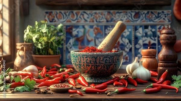 Obraz Achiote Paste - The Secret Ingredient for Flavorful Dishes