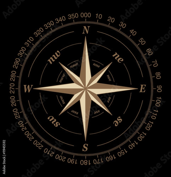 Obraz compass rose