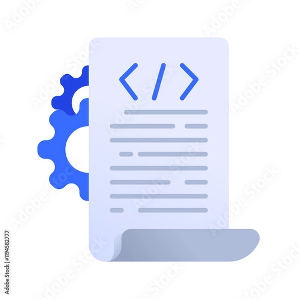 Obraz Coding Icon