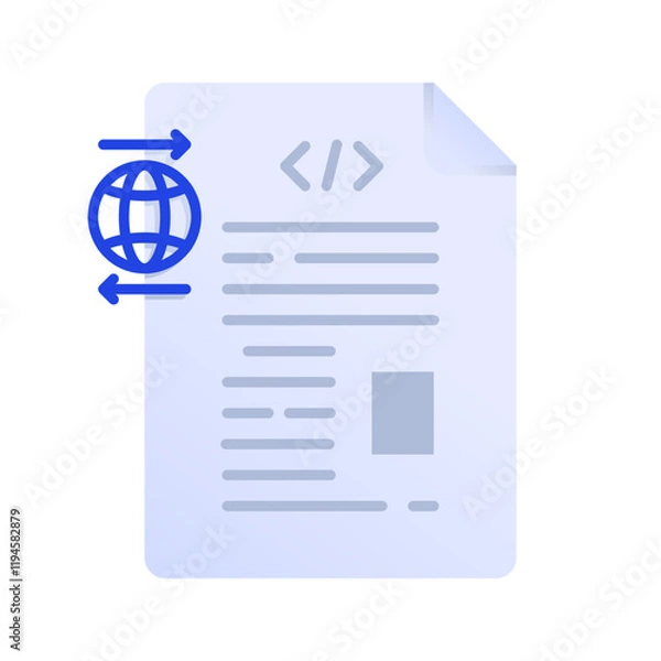 Obraz Coding Icon