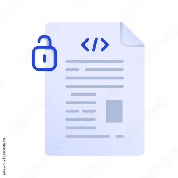 Obraz Coding Icon