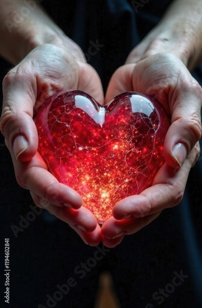 Obraz broken heart in hands