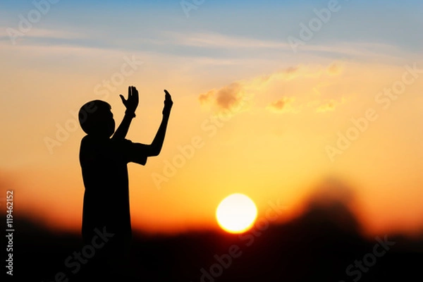 Obraz  islamic  prayjng