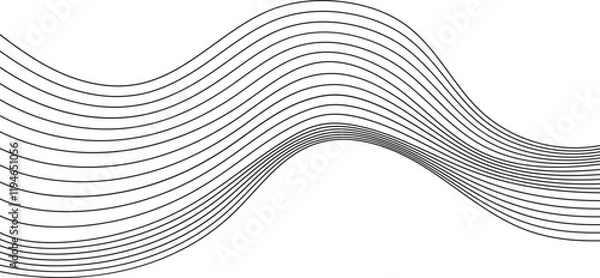 Obraz Wave Geometric Shape 7