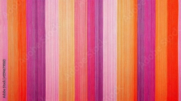 Fototapeta 82. A multicolored striped pattern with bright shades of pink, orange, and purple