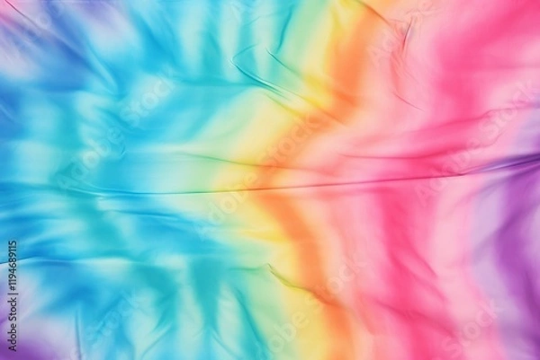 Fototapeta Colorful gradient background with fabric effects shapes.