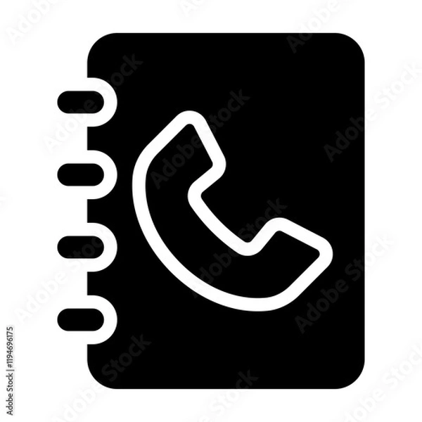 Fototapeta contact icon