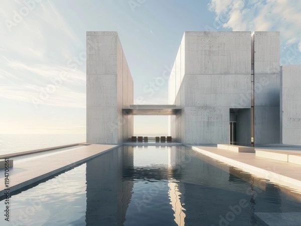 Obraz Modern Geometric Architectural Mockups for Unique Design Showcases