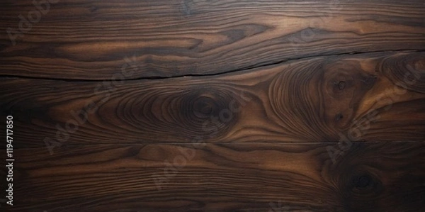 Obraz Rustic dark wood texture background with natural grain patterns. Elegant dark wooden surface. High quality dark timber plank texture. Perfect for natural or organic themes