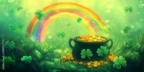 Obraz st patrick day background