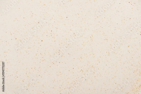 Obraz Beige white ceramic plate texture background.