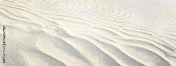 Fototapeta 遠くまで広がる白い砂浜