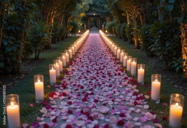 Fototapeta christmas tree with candles