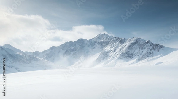Fototapeta Iceberge on a winter weather