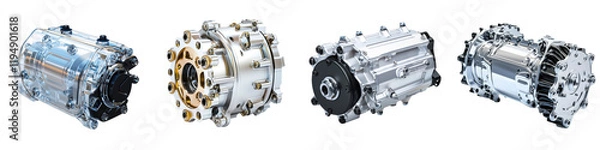 Obraz Modern High-Performance Engine Components for Automotive Innovation