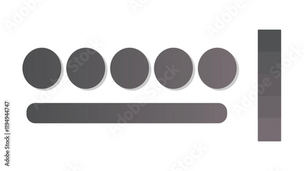 Obraz Abstract gradient background with Gray color palette. Abstract illustration with gradient blur design. Blurred colored abstract background. Colorful gradient. Vector illustration