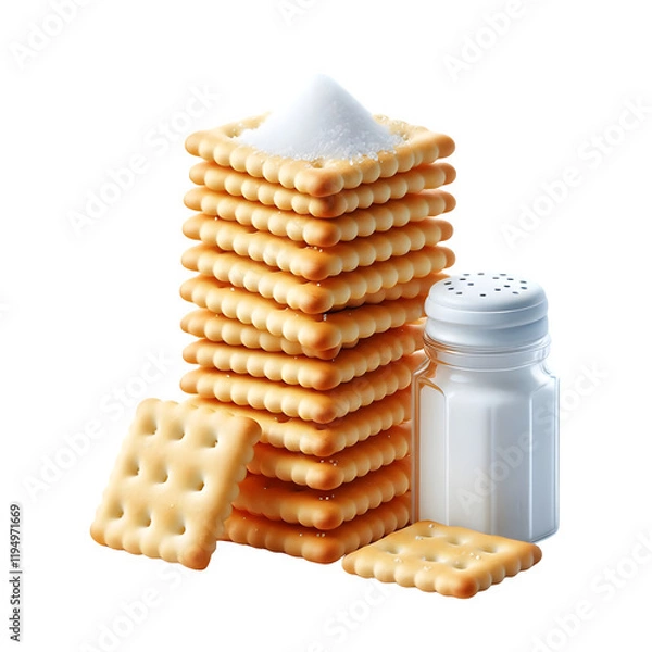 Obraz cookies on white