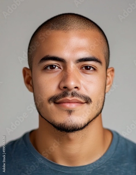 Obraz ID Photo for Passport : Brazilian adult man 7