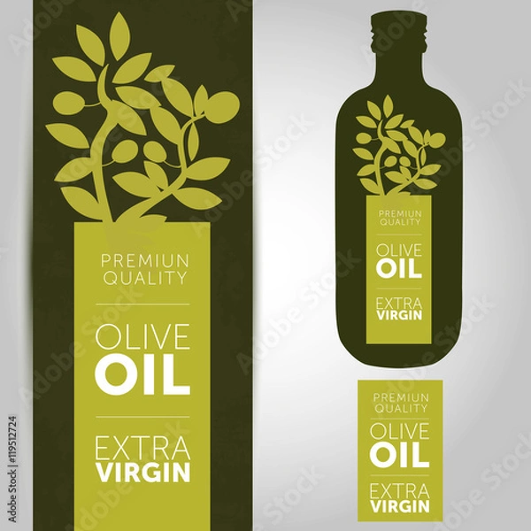 Fototapeta Olio d'oliva, Packaging