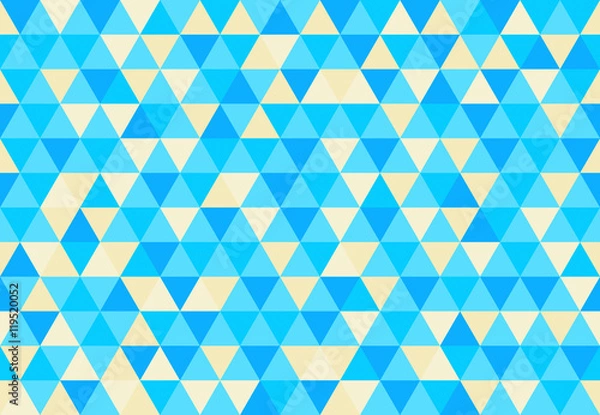 Fototapeta Retro Triangle Pattern Mediterranean