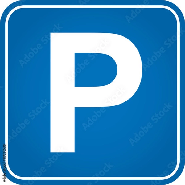 Obraz Parking traffic sign