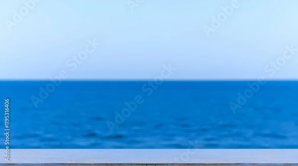 Fototapeta Serene Ocean View Background Image