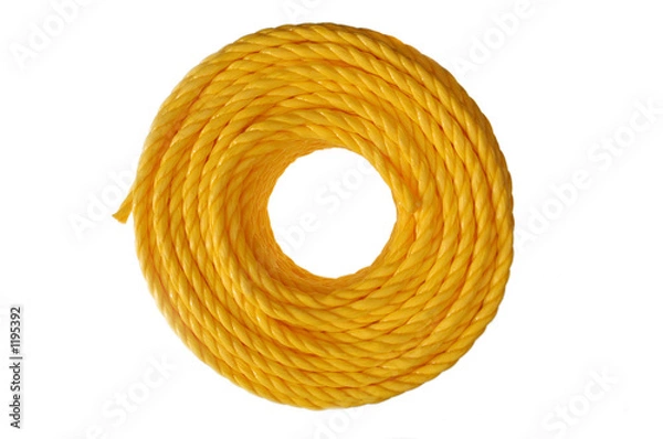 Obraz yellow coiled rope
